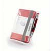 TROIKA Notepad DIN A7 including ballpoint pen, elastic band closure,