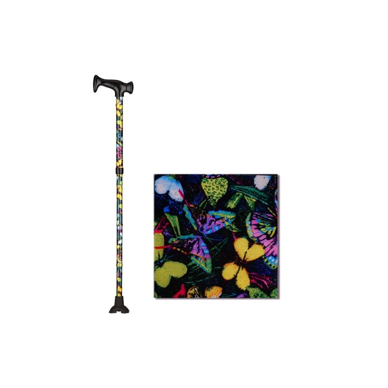 NOVA Walking Cane with Wood Grip Handle, Lightweight Adjustable Cane