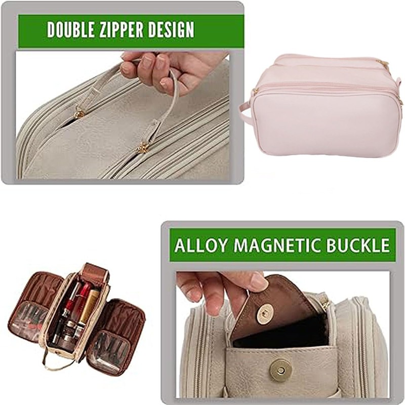 AIMALL Multi-Functional Large Capacity Cosmetic Bag – Portable Travel Makeup