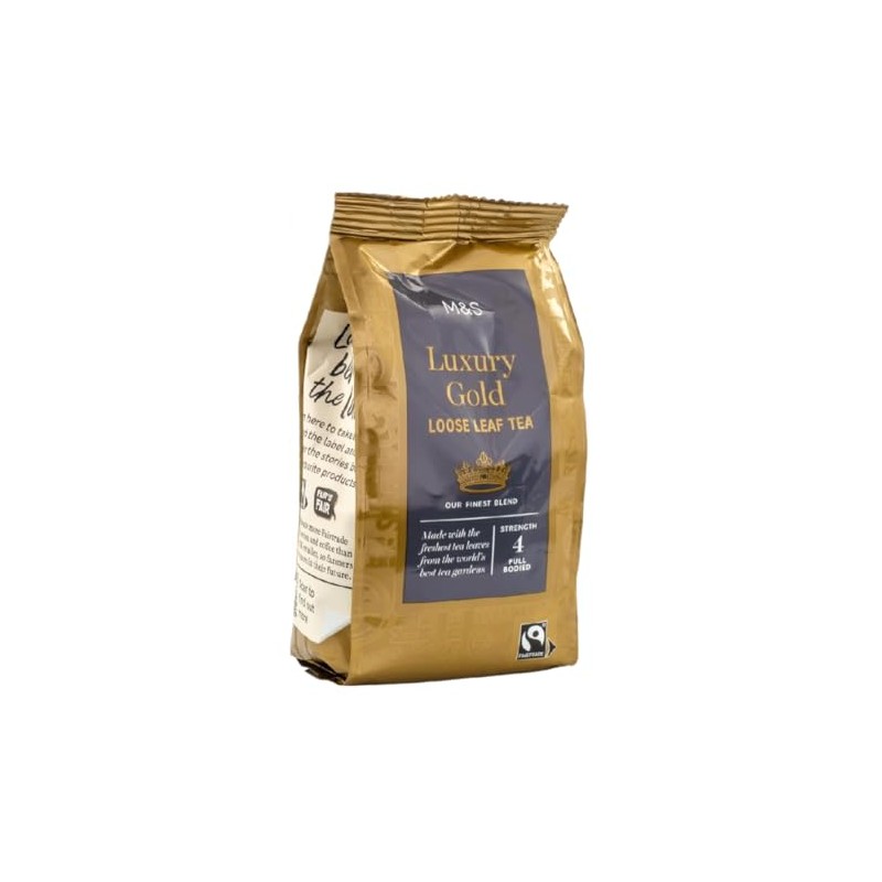 M&S Luxury Gold Loose Leaf Tea, Full Bodied, Finest Blend,