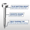 Kreg SPS-F125-100 Zinc Pocket Screws, 1-1/4 Inch #6 Fine Thread,