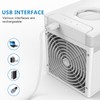 Mini Air Conditioner Home Desktop Small USB Powered Portable Removable