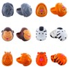 BestPysanky Set of 12 Animals Plastic Easter Eggs- Tiger, Zebra,