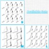Kalevel Set of 12 Tablecloth Clips Picnic Table Cover Clamps