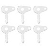 6PCS Universal Spare Keys Spare Ignition Switch Keys massey ferguson