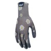 Simply MUD Women's Daisy Printed Nitrile Coated Palm Garden Gloves,