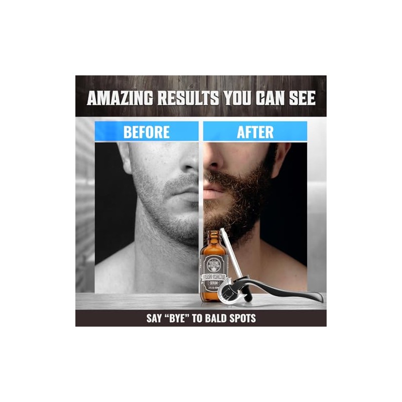Kit de crescimento de barba para homens, kit de cultivo