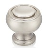 Southern Hills Round Brushed Nickel Cabinet Knobs - Pack of