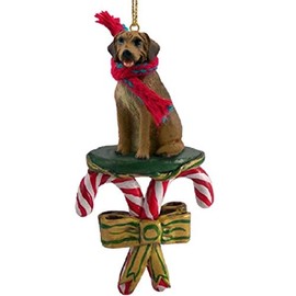 Conversation Concepts Rhodesian Ridgeback Dog Candy Cane Christmas Holiday Ornament