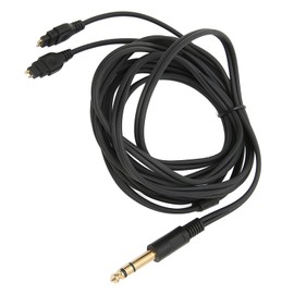 Replacement Headphone Cable with 1/4inch 6.3mm Male Stereo Plug - Compatible for High-Quality Headphones