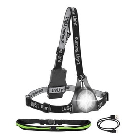 LED Reflective Running Vest Light For Night Jogging and Cycling Traffic 3 Modes