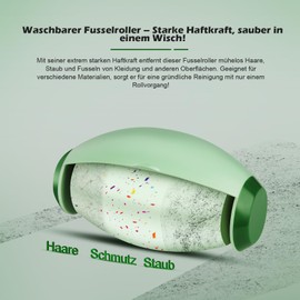 Reusable Lint Roller, Washable Lint Roller, Mini Pet Hair Remover, Lint Rollers, Gel Lint Roller for Clothes, Travel, Home, Removes Hair, Rubber, Dust