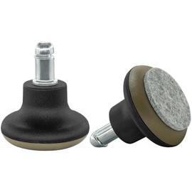 5 PCS Fixed Stationary Castors,Glide Office Chair Wheels For Replacement Swivel Caster Wheels (Khaki)