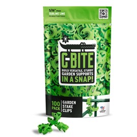 Plant Support Clips, Tomato, Cucumber, Plant Cage Connectors | for Trellis, Stakes, Wire Fence, Indoor Climbing Plants, Vine, Gardening Protection & Hydroponics | 5/16" (Sublime Lime Green- 100 Pack)