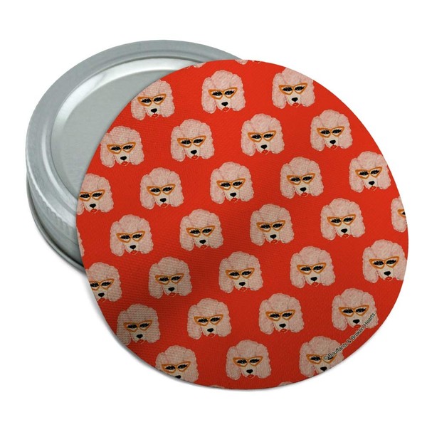 Cat Eye Poodles Round Rubber Non-Slip Jar Gripper Lid Opener