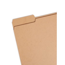 Smead File Folder, 1/3-Cut Tab, Letter Size, Kraft, 50 per Box (10830)