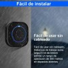 Timbre Inalámbrico Impermeable Con Luz Led 1 Transmiso 1 Rec