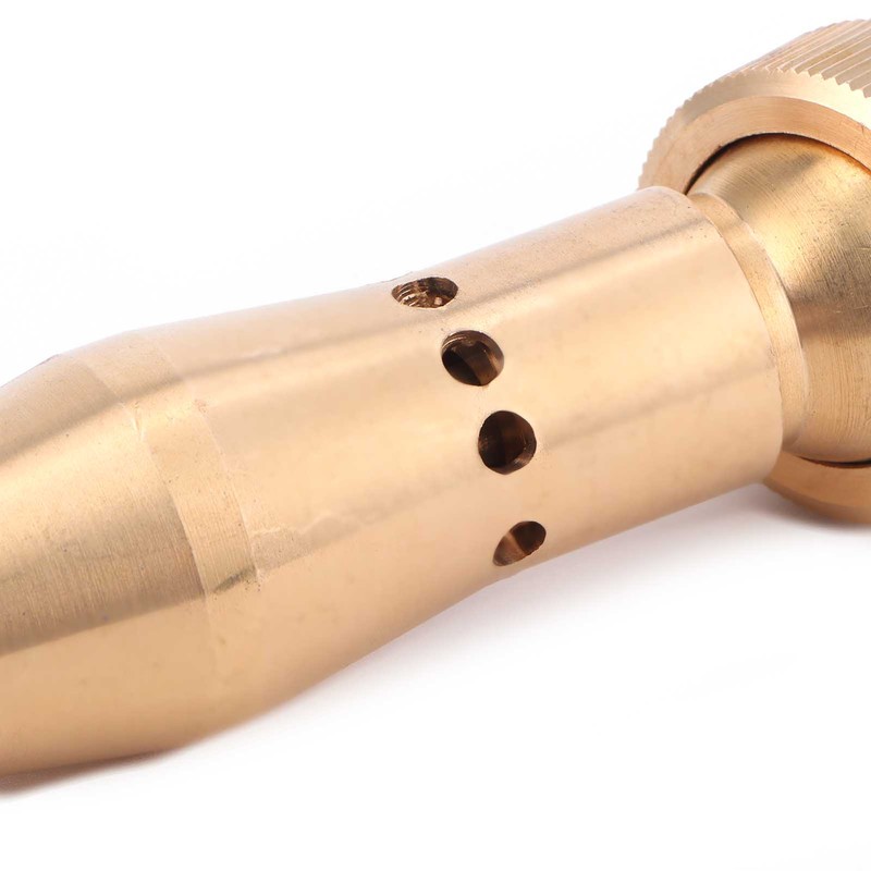 Female Thread Fountain Nozzle Brass Multihole Bubbling Sprinkler for Garden