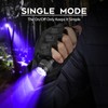 ULTRAFIRE 365nm UV Flashlight, 10W Single Mode Black Light Flashlight,