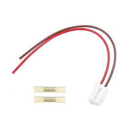 Motoforti 18AWG 6 Inch Blower Motor Resistor Connector, Blower Plug Wire Harness Kit, for Toyota Tacoma 2005-2016, Plastic, 90980-10916, White, 1 Set