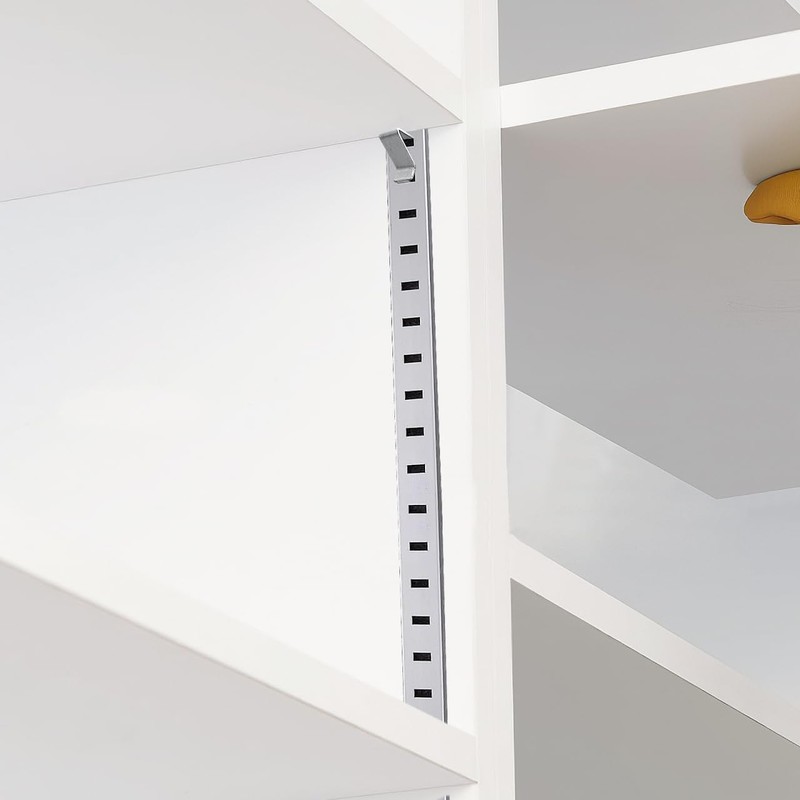 jojofuny Cabinet Shelf Clips Heavy Duty Metal Shelf Supports Adjustable