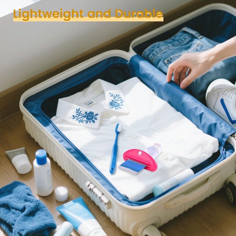 LOVEINUSA Toothpaste Tube Squeezer Dispenser, 4PCS Hanging Tooth Paste Clips