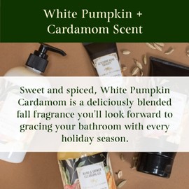 Camille Beckman Glycerine Hand Therapy Cream, White Pumpkin & Cardamom, 6 Ounce