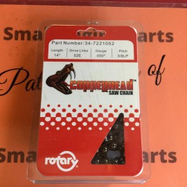 Rotary 14" Rotary Copperhead 34-7221052 Saw Chain 3/8 .050 52DL