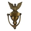 Schooner Bay Co. Antiqued Brass American Eagle Privacy Door Knocker,