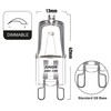 JUNSHI G9 ECO 33W=40W 240V,2800K Warm White,Dimmable 460 Lumens Safety