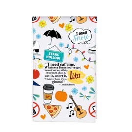 MBMSO Gilmore Merch Stars Hollow Gift Luke's Diner Towel Girls TV Show Gift for Lorelai and Rory Fans Luke's Coffee Tea Towel (Luke's TW)