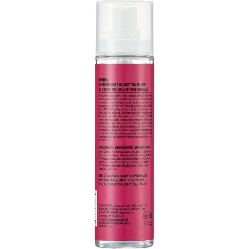 TONICO FACIAL DE GRANADA MOIRA COSMETICS BTM004