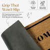 COCONIQ Coir Door Mats 17" X 30", Non-Slip Sturdy, PVC