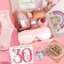 30th Birthday Gifts Her Women, Cool Turning 30 Year Old Birthday Gifts for Women 30th Birthday Decorations, Unique Happy 30th Birthday Gifts Ideas for Her Sister Best Friend Wife Daughter Coworke