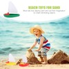 Toyvian 3PCS Toddler Bathtub Sailing Boats - Mini Boat Toys,