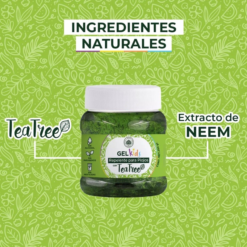 Arbora Gel Repelente De Piojos Natural Con Aceite De Tea