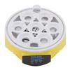 7 Eggs Digital Clear Manual Turning Incubator Hatcher Temperature Control