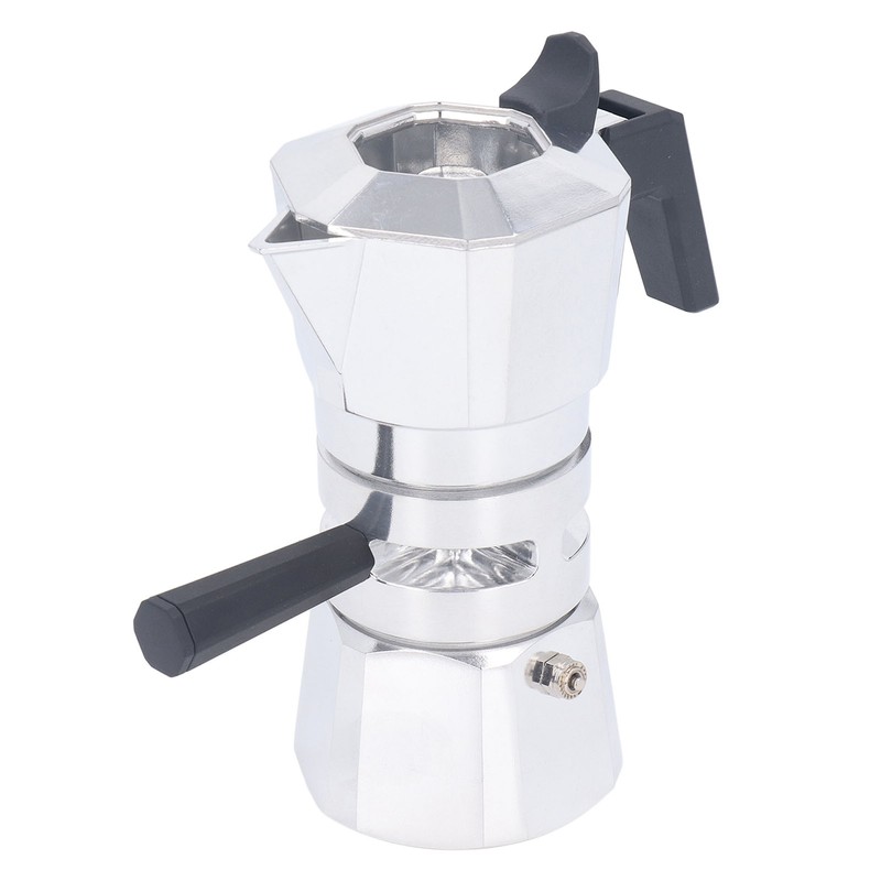 120ml 2 Cups Double Valve Moka Pot Aluminum Alloy Moka