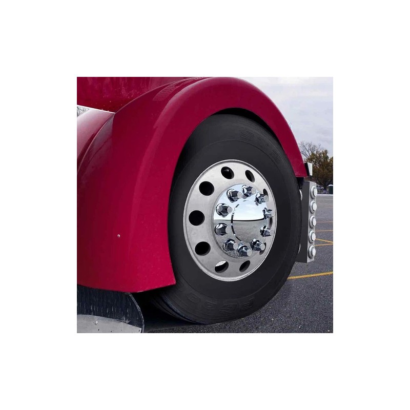 TRUX ACCESSORIES THUB-FRP33 Front Axle Cover Kit with Removable Hubcap