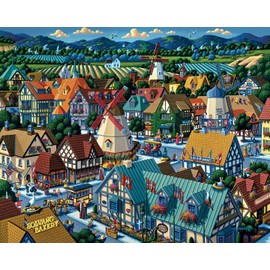 Dowdle Jigsaw Puzzle - Solvang - 500 Piece