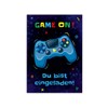 Minkocards 12 Invitation Cards Children's Birthday Boy Gamer Party Including