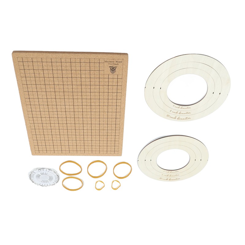 Macrame Board 11x15in Lightweight Macrame Braiding Board Reusable Grids Braiding