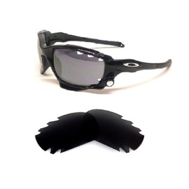 Galaxy Replacement Lenses For Oakley Jawbone,Racing Jacket Sunglasses Multi Selection (Black)