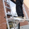 Yzzwer Ladder Jacks Bracket Extension - Adjustable Extension Scaffold Ladder