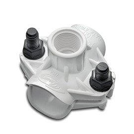 Dawn Industries 125C, 1-1/4" Saddle Tee x 1/2˝ FPT, KwikSeal Plastic Saddles Poly, Made in USA (1pc)