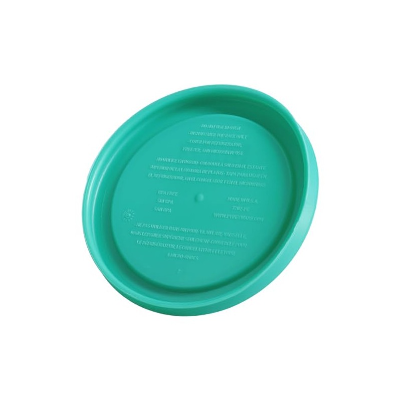 Pyrex 7202-PC 1-Cup Green Food Storage Replacement Lid - Made