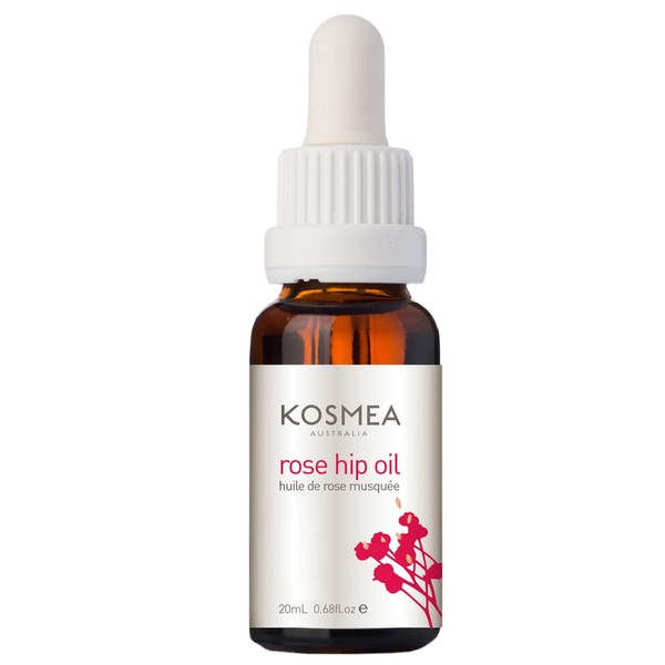 Kosmea Rosehip Oil – Anti-Aging Benefits for Face & Body – Premium Quality Super-critically Extracted Oil Using The Entire Fruit, Seed & Skin - 0.68 fl oz