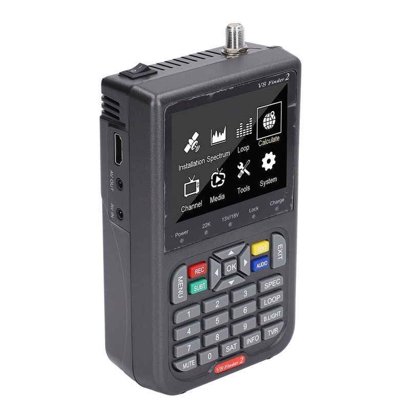 Digital Satellite Finder LCD Screen Handheld Satellite Signal Meter Detection
