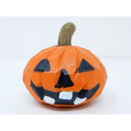 Native Wooden Creations Handmade Wooden Jack-o'-Lanter