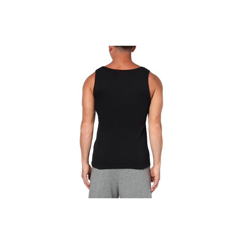 BOSS, 3-Pack Rib Classic Tank Top, Outer Space Black, L